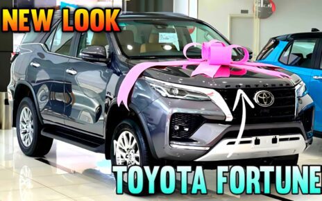 Toyota Fortuner New Look SUV front view showcasing its bold grille and dynamic design