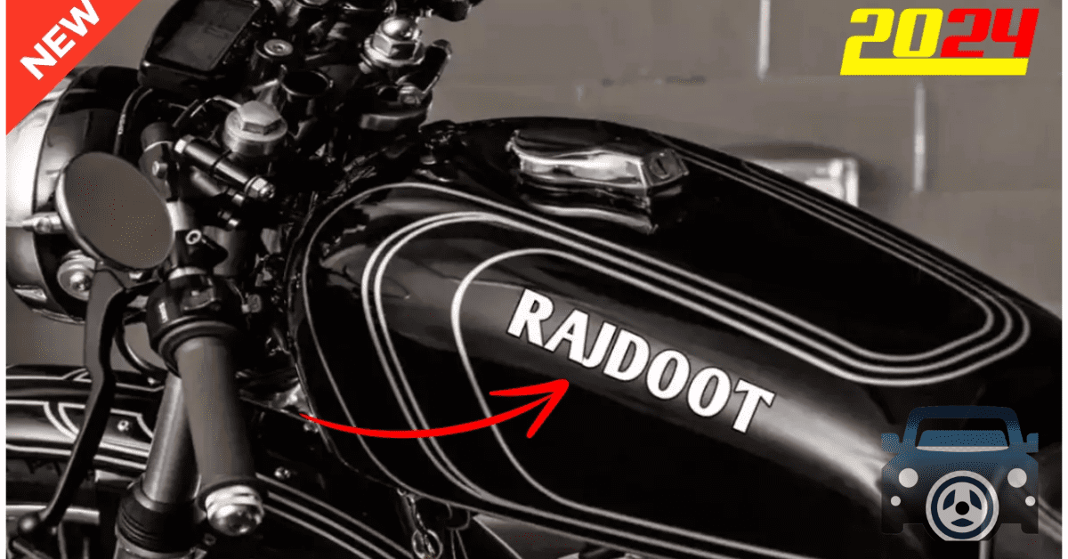 Rajdoot 350 powerful motorcycle showcasing its iconic design and racing pedigree.