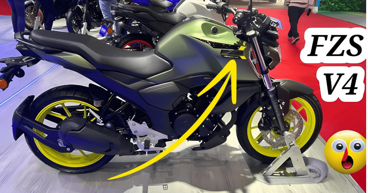 Yamaha FZS FI V4 with LED lighting and stylish design